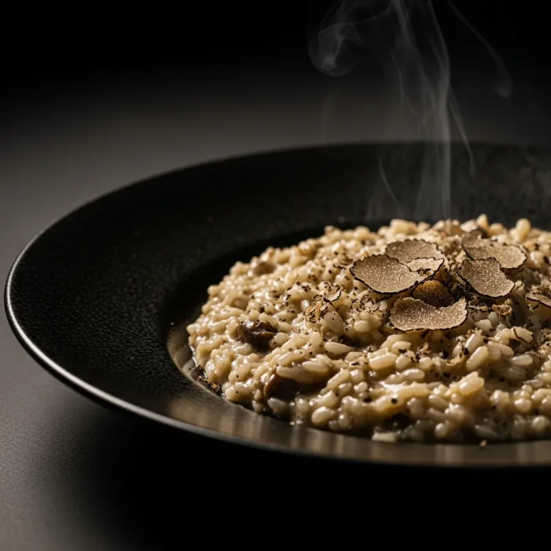 Risoto de Cogumelos e Trufas